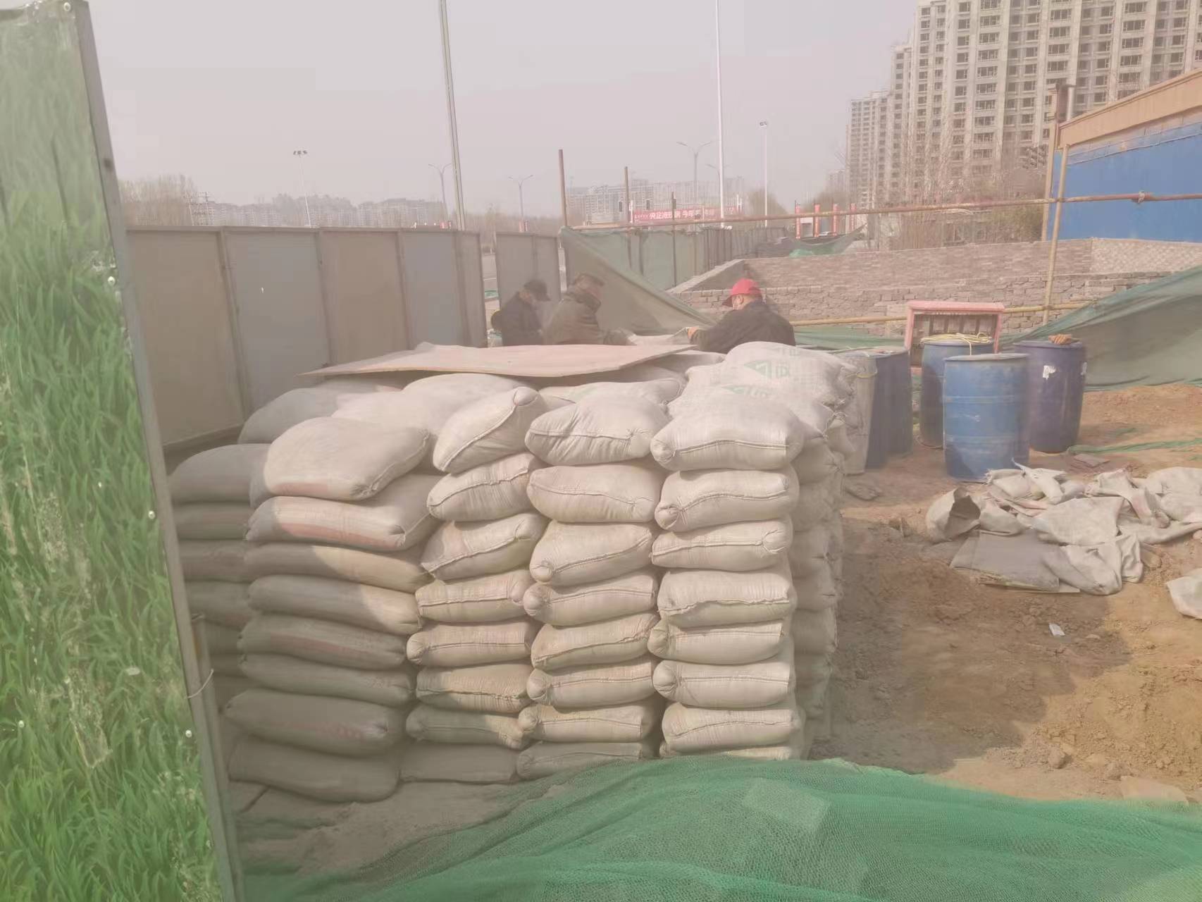 莺歌海镇水泥注浆